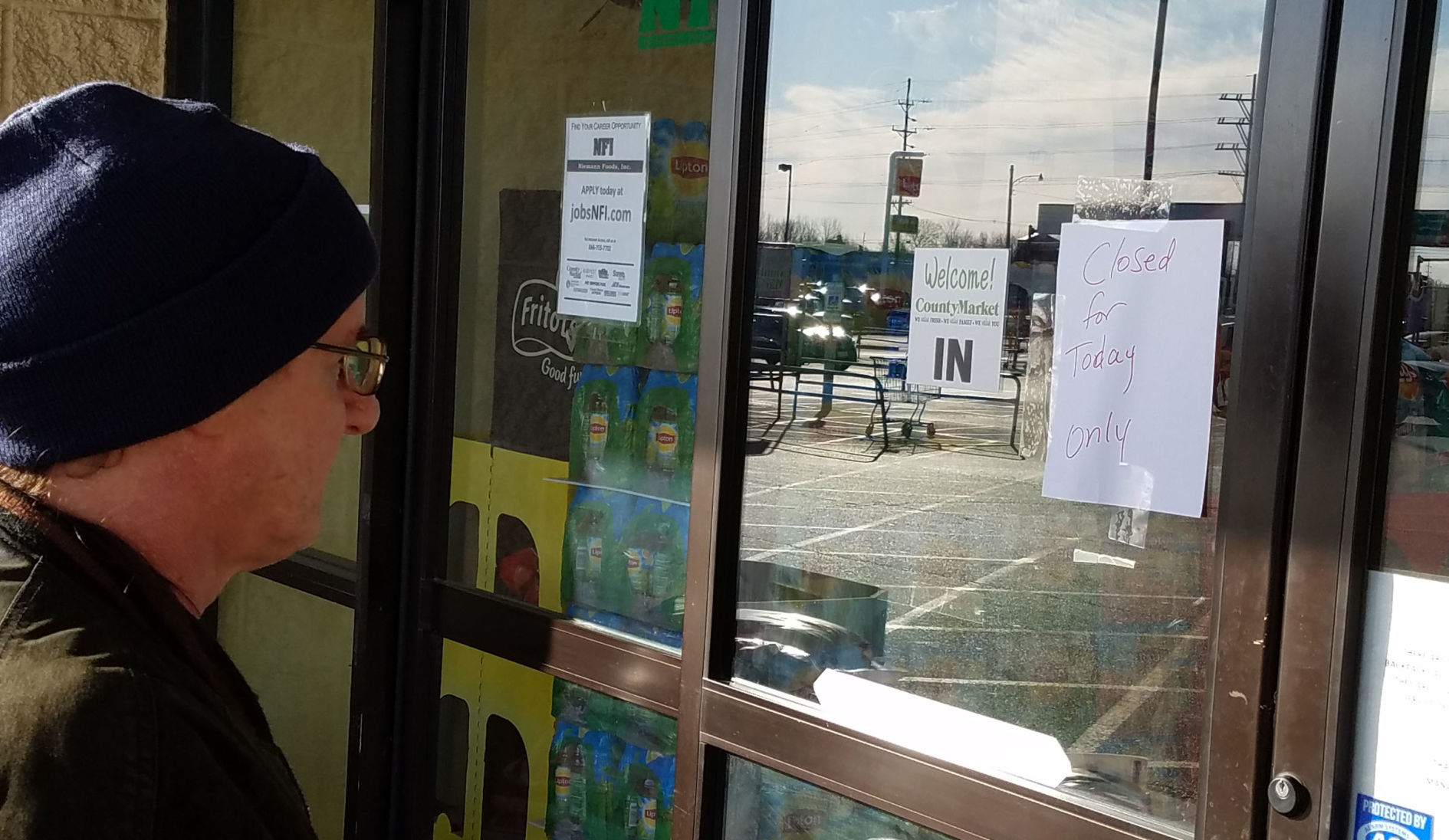 County Market closed 1 2.1.18
